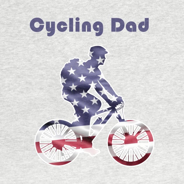 Cycling Dad | Bike Rider & Cyclist Father's Day Gift Funny by FoolDesign